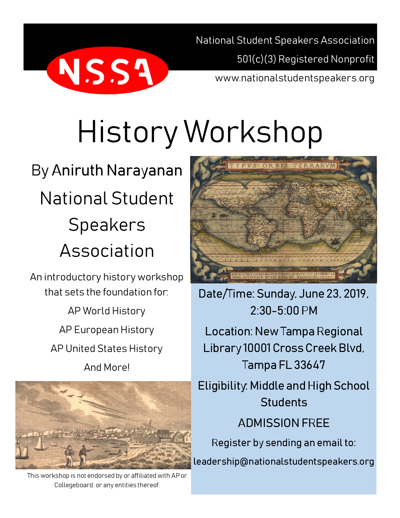 History Workshop Flyer