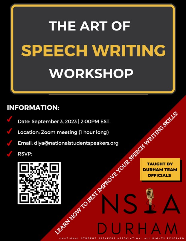 Art of Speechwriting Flyer