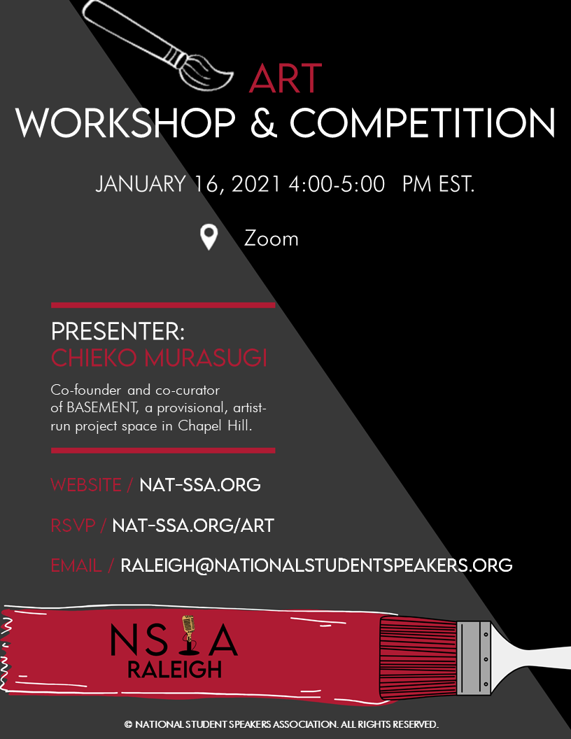 Art Workshop and Competition Flyer