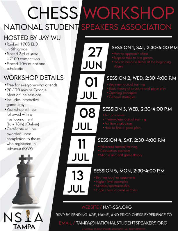 Chess Workshop Flyer